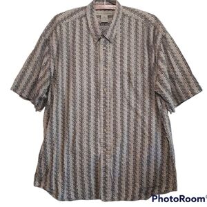 Munsing Wear casual button front shirt men XL short sleeve